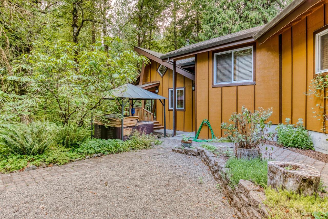 Creekside Cabin Rhododendron Exterior foto